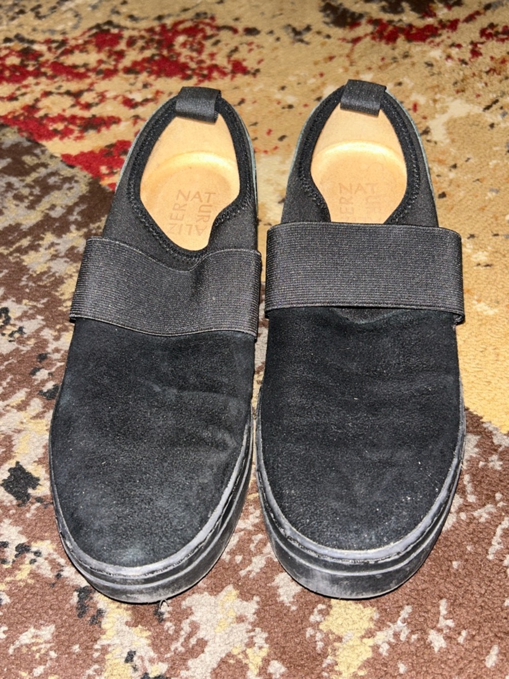 Naturalized Cassey Black Slip on Sneakers Size 7